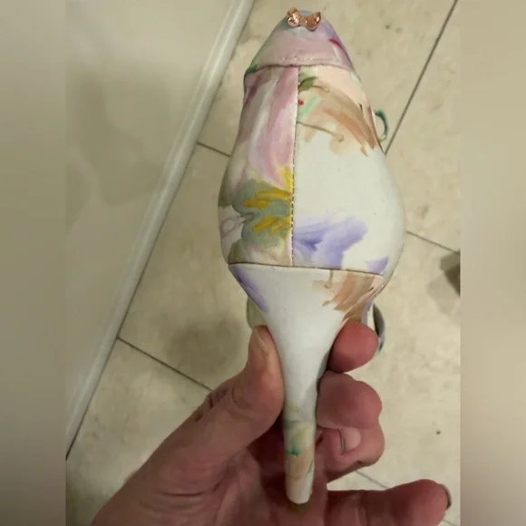 Ted Baker Multicolor Floral Heels called “Hanging Gardens” - Picture 7 of 11